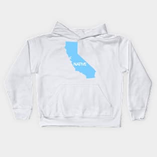 California Native CA Blue Kids Hoodie